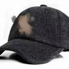 Gorra de béisbol de lana de moda de invierno para hombres de mediana edad y mayores, con forro polar, gruesa, a prueba de frío, protección para los oídos, algodón cálido a la moda