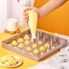 Bico Decorador 304 Creme Bolo Médio Puff Biscoito Feijão Derretido Conjunto de Ferramentas de Confeitaria Casa Comercial Estilo Coreano