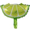 Nova mini forma de fruta balão de folha de alumínio decoração de festa de aniversário melancia laranja limão balão