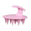 Escova de shampoo de silicone pente de shampoo escova de massagem limpeza do couro cabeludo anti-coceira pente para lavar cabelo artefato de massagem bebê crianças