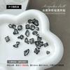 30 Super Flash Sharp Bottom Shaped Diamond Nail Art Jewelry Crystal Transparente Color Ángulo Recto Gordo Cuadrado Amor Taladro de Uñas Mixto Venta al por mayor