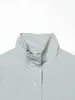 Roupas femininas europeias e americanas comércio exterior transfronteiriço estilo simples jaqueta com zíper e gola alta inspirada no Japão