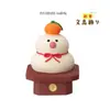 Adornos de Resina Gato Japonés Naranja Zakka Tendencia Decoración de Bonsái Regalos Accesorios Hechos a Mano DIY Manualidades Adornos