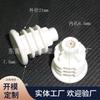 Suministro de fábrica de fundas de rueda de plástico para muebles, funda de rueda de tubo redondo, tapón de rueda de plástico de 22 mm a 7 mm