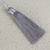 Borla Gruesa Grande de 8 cm Seda de Hielo Resistente a las Arrugas Borla Vertical Marcador de Libros Bolsita para Ropa Colgante Estilo Antiguo DIY Grueso 12