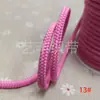 Corda Redonda Poliéster Sem Alma Espessura 5mm Núcleo Oco Corda de Poliéster Textura Grossa Corda para Bolsa Tecida à Mão Corda para Carregar Roupas Amarradas Cordão