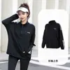 Moda de otoño e invierno Red social abrigo holgado mujer chica rellenita talla grande traje deportivo gimnasio correr por la mañana yoga