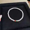 Pulseira Retro Francesa de Pérolas de Água Doce Rosa e Roxa, Luxo Acessível e Estilo Palaciano de Alto Padrão, Pulseira Gentil Elegante e Versátil