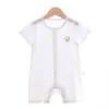Mameluco para bebé recién nacido, estilo fino de verano, mameluco unisex para bebé, ropa infantil Clase A de Anyang, ropa de verano para niños pequeños y niños
