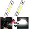 Cabeza plana doble punta t6-3smd-31MM 5050 luz de espejo de vanidad luz de parasol luz interior de coche 29