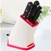 Cozinha doméstica plástico faca suporte faca rack de armazenamento drenante faca faca rack de armazenamento rack casual de armazenamento