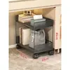 Estante de Almacenamiento Debajo del Escritorio para Estudiantes Estante para Mochila Escolar Móvil Estantería Escritorio de Oficina Estante para Almacenamiento de Libros Estación Carro con Poleas