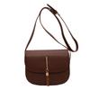 Bolsos Transfronterizos 2023 Otoño e Invierno Nuevo Bolso Redondo Pequeño de Moda para Mujer, Moda de Alta Gama, Retro Bandolera de un Solo Hombro, Lujo Ligero