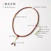 Nova coleção de pulseiras budistas de sândalo vintage estilo chinês com múltiplos elos, corrente longa para suéter estilo chinês tradicional e pulseira de mão