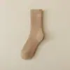 Meias Infantis de Lã até a Panturrilha para Meninas, Meias Grossas Quentes para Dormir de Outono e Inverno, Meias Longas de Fio Felpudo