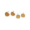 Pendientes de azúcar huecos cepillados dorados con forma de corazón para mujer, nuevos, explosión, lujo ligero, temperamento de alta gama, atmosféricos, para otoño e invierno