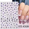 Belleza Total Transfronterizo Nuevas Pegatinas para Uñas Verano Elegante Estilo Japonés Flores Pequeñas Margaritas Pegatinas