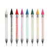 Coletor de Pedras Strass Ponta Dupla Transfronteiriço, Ferramenta de Pontilhamento para Decoração de Manicure, Caneta Lápis para Unhas DIY Atacado