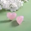 Aretes de Resina con Brillo de Gelatina de Árbol de Corazón Accesorios de Aretes Acrílicos de Color Sólido Fresco con Corazón de Durazno Accesorios Simples con Forma de Corazón Juveniles