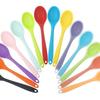 Uso de Cocina Silicona Alimentaria Espesada Tamaño Cuchara Sopera Anti-Escaldante Cuchara para Porridge Cuchara para Olla Caliente Resistente a Altas Temperaturas Antiadherente Cuchara para Arroz