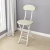 Suministro Directo de Fábrica Silla Plegable Silla de Comedor para el Hogar Silla Sencilla Silla de Ocio con Respaldo Taburete Silla Taburete Redondo Portátil para Adultos