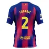 2526 Camiseta de Fútbol Local Barcelona Número 10 Yamal Lewandowski Pedro Versión Fan Número Impreso Al por Mayor