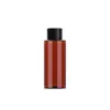 Botella de tóner de 50 ml en stock, botella PET de hombro plano, botella dispensadora de líquido de esencia, botella de hidrosol de plástico, material de embalaje cosmético