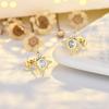 Aretes Semanales para Mujer en Verano, Aretes de Alto Nivel de Nuevo Estilo con Diseño de Sol, Luna y Estrellas, Aretes Únicos y Elegantes al por Mayor
