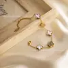 Pulsera Popular de Trébol de Cuatro Hojas de Amazon con Diamante y Concha para Mujer, Versión Alta, Joyería de Mano de Lujo Ligero, Fabricante Mayorista, Venta Caliente