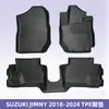 Adequado para Suzuki Jimny 2018-2024 Volante à Direita Automático/Manual Material 3D para Todas as Estações Tapetes de Piso TPE