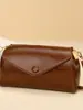 2026 Bolso Cruzado Pequeño Cuadrado de Moda Casual Retro Texturizado de Color Sólido Grande Capacidad Nuevo Estilo para Mujeres de Mediana Edad