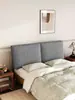 Cama Flutuante Novo Estilo com Almofada Macia Anticolisão, Quarto Principal Sem Cabeceira, Travesseiro Macio Dois em Um, Removível e Lavável