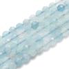 Gato de la suerte 2-4 mm cuentas pequeñas facetadas cuentas de turmalina cristal ágata tallado cuentas sueltas pequeñas accesorios para joyería DIY