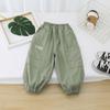 Pantalones de Verano para Niños 2025 Nuevos Pantalones Casuales Delgados de Primavera y Verano para Niños Pantalones de Algodón de Verano para Bebé Antimosquitos