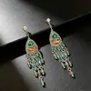 Tk Pendientes de Borla Geométricos con Pedrería de Lujo Ligero Más Vendidos Moda Nicho Aretes Pendientes de Gama Alta