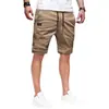 Pantalones Cortos de Verano 2021 para Hombre, Pierna Recta, Juveniles, Populares, de Trabajo, de Cinco Puntos, Casual, Deportivos, Tendencia de Moda