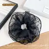 Scrunchie Suave Estilo Francês para Mulheres, Prendedor de Cabelo Coreano de Cetim de Alta Qualidade, Acessório de Cabelo Grande Estilo Mori, Prendedor de Cabelo Lenço Quadrado