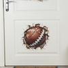 Novo fun-f71 tridimensional quebrado Parede rugby aprendizagem sala de estar quarto decoração adesivos de parede atacado