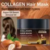 Máscara de cabelo com colágeno máscara de cabelo com colágeno nutrição hidratação cuidado capilar exclusivo transfronteiriço