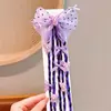 Ornamento de Testa com Laço Infantil Super Fada Corrente de Testa com Franja de Pérola de Sereia Orelha de Sereia Pendurada Adorno de Cabeça Doce para Menina