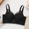 Sutiã feminino de papel fino para seios pequenos, renda, sem aro, minimiza seios grandes, junta os seios laterais, previne a flacidez