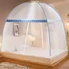 Mosquitero para Yurta Mongol Tipo Alambre de Acero Encriptación Instalación sin Herramientas 1.5m Cama Dormitorio del Hogar Antideslizante Cubierta Completa 1.8m