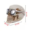 Caveira Cabeça de Crânio decoração de casa resina caveira cabeça artesanato Halloween adereços completos molde médico esqueleto