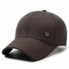 Sombrero de nuevo estilo para hombres de mediana edad, gorra de béisbol de color liso, versión coreana, versátil para primavera y otoño, sombrero solar casual para exteriores para hombres