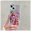 Funda de Teléfono Espejo Barbie Princesa Manzana 17Promax Chica Caliente Europea y Americana Adecuada para Iphone15 Anticaídas Funda de Cobertura Total