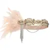 Diadema Retro Europea y Americana Transfronteriza Inspirada en El Gran Gatsby de los Años 20, Diadema de Plumas, Accesorio para el Cabello para Fiestas de Cóctel