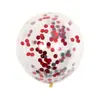 Globos Transparentes con Lentejuelas de 12 Pulgadas Accesorios de Decoración de Cumpleaños Suministros para Fiestas de Boda Globos de Decoración de Escena Venta al por Mayor