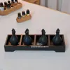 Olla de Aceite Esencial para Spa Tailandés Salón de Belleza Cerámica Hoja Botella de Aceite Esencial Aromaterapia Mezcla Dispensación Bandeja de Spa Set