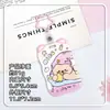 Portatarjetas de oso de dibujos animados para comercio exterior, anticaída, adecuado para tarjetas de comedor de estudiantes, gafetes de control de acceso, funda protectora, venta al por mayor desde el fabricante