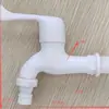 Grifo para Lavadora de Plástico PP de 4 Puntos de Agua Fría de Apertura Rápida 43g Grifo para Fregadero de Mopa Doméstico